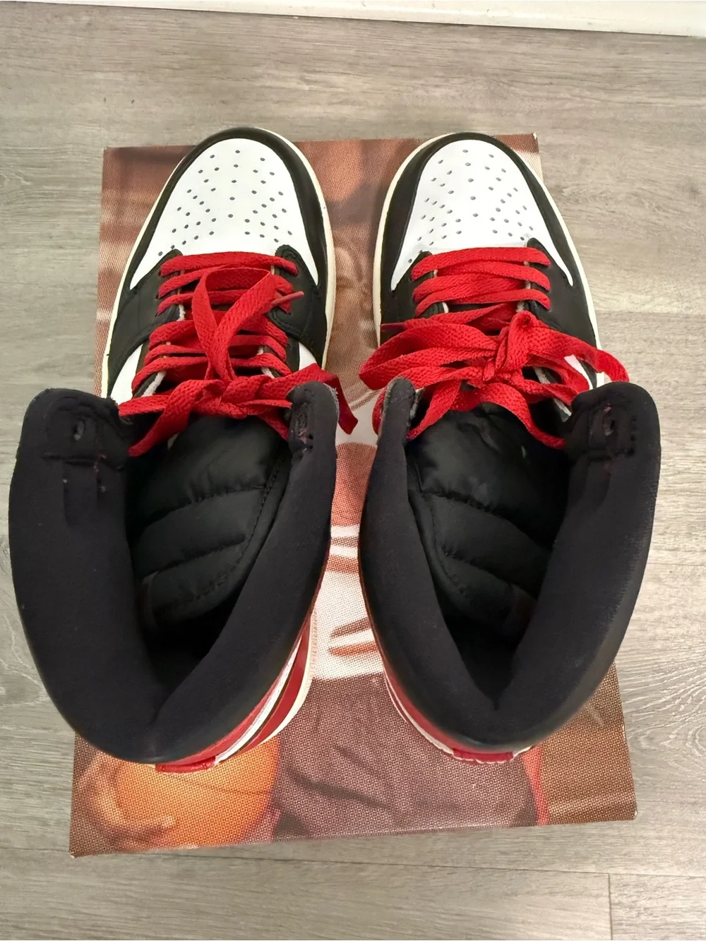 Jordan 1 Retro High OG Black Toe Reimagined